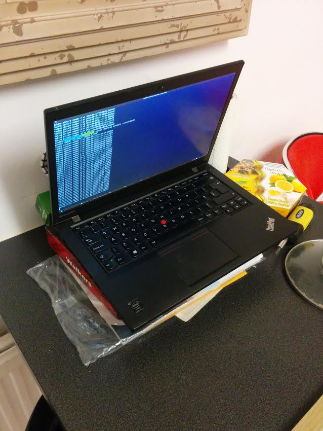 Laptop setup